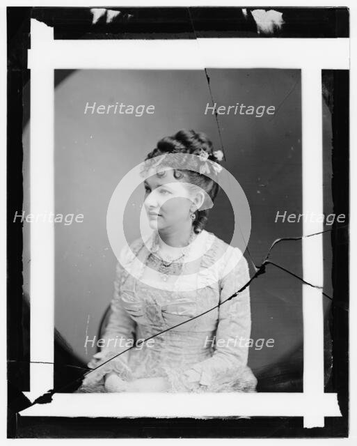 Emma Abbott, singer, between 1865 and 1880. Creator: Unknown.