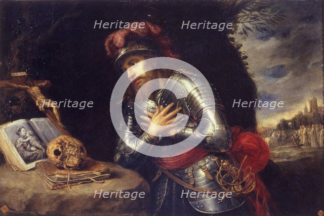 Saint William of Gellone. Artist: Pereda y Salgado, Antonio, de (1611-1678)