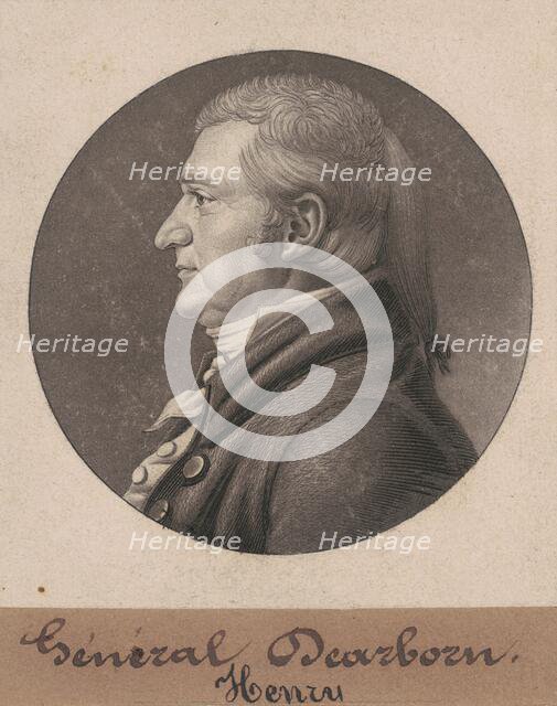 Henry Dearborn, 1805. Creator: Charles Balthazar Julien Févret de Saint-Mémin.