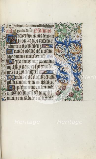 Book of Hours (Use of Rouen): fol. 136r, c. 1470. Creator: Master of the Geneva Latini (French, active Rouen, 1460-80).