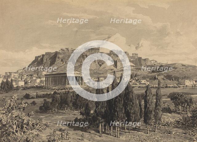 Temple of Hyphaestus, 1890. Creator: Themistocles von Eckenbrecher.