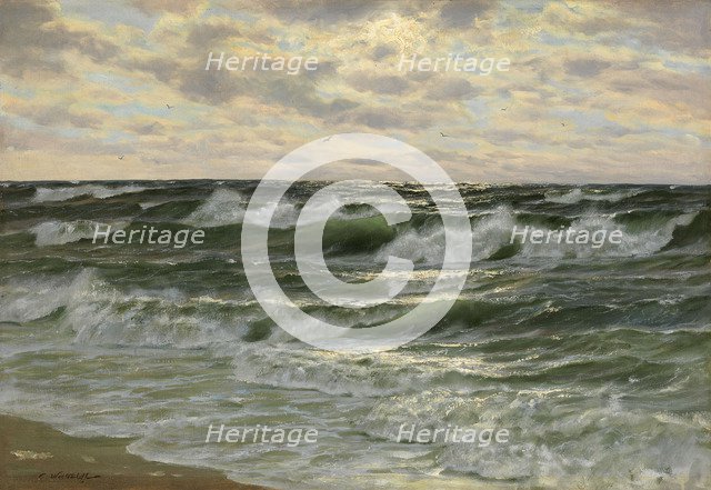 Rolling Waves. Artist: Veshchilov, Konstantin Alexandrovich (1878-1945)