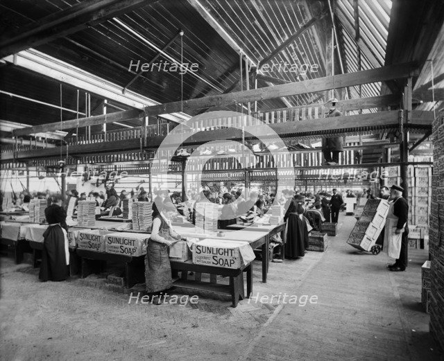 Lever Brothers Sunlight Soap Works, Port Sunlight, Wirral, Merseyside, 1897. Artist: Henry Bedford Lemere.