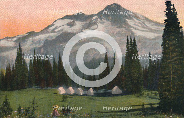'Mount Rainier from Indian Henry's', c1916. Artist: Asahel Curtis.