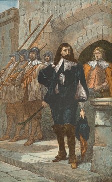 Charles I, on His Way to the Scaffold, (1649), c1910. Artist: Unknown