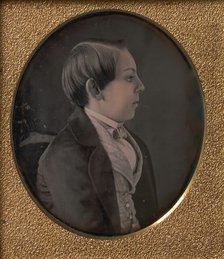 Boy in Profile, 1850s. Creator: Unknown.