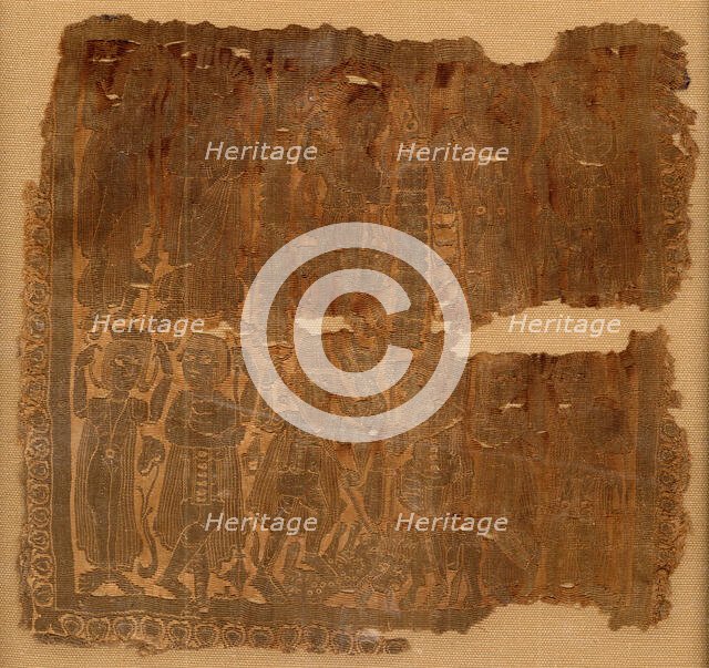 Square with Classical Scenes, Byzantine, 300-600. Creator: Unknown.