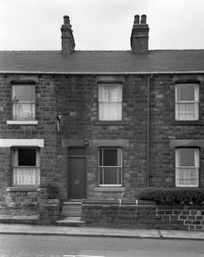 National Provincial Bank in a terraced house, Bolton upon Dearne, South Yorkshire, 1963.  Artist: Michael Walters