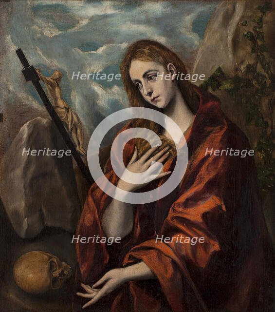 The Penitent Mary Magdalene, ca 1585-1590 . Creator: El Greco, Dominico (1541-1614).