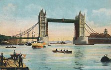 'London - Tower Bridge', 1908. Creator: Unknown.