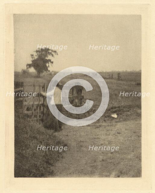 The Last Gate, in or before 1895. Creator: Dr Peter Henry Emerson.