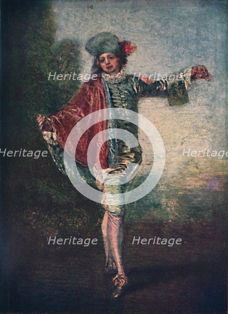 'L'Indifferent', c1717, (1911). Artist: Jean-Antoine Watteau.