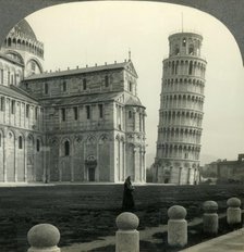 'The Leaning Tower and Eleventh Century Cathedral, Pisa, Italy', c1930s. Creator: Unknown.
