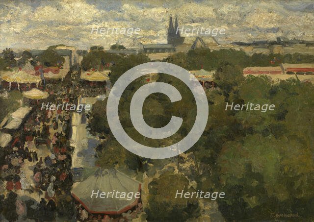 Sunday Fair at Les Invalides, 1897. Creator: Henri Evenepoel.