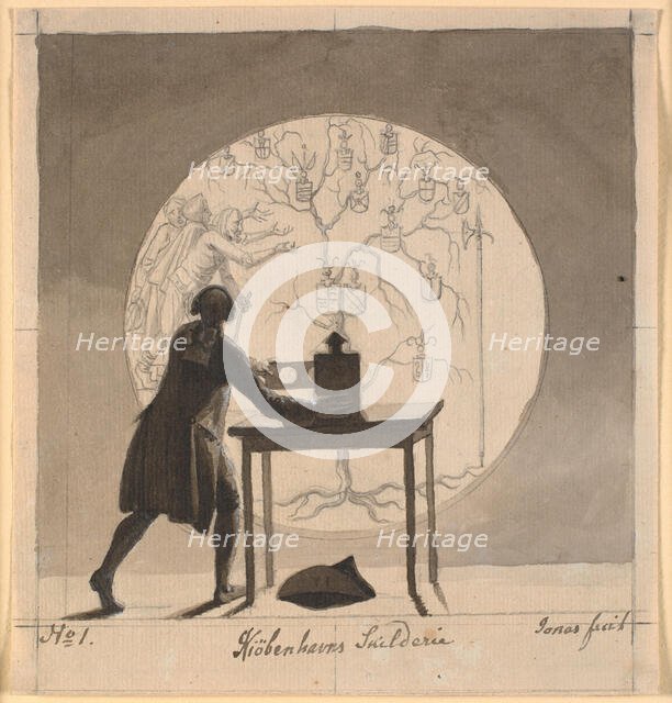 Laterna Magica, 1786-1788. Creator: Abildgaard, Nicolai Abraham (1743-1809).