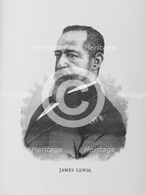 James Lewis, 1887. Creator: Unknown.
