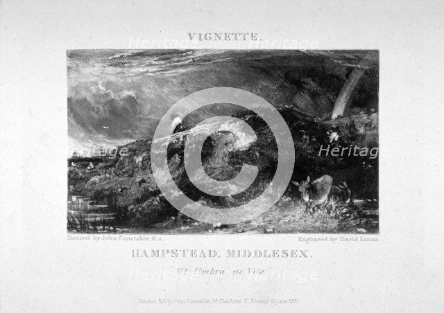 'Hampstead, Middlesex', 1831.                 Artist: David Lucas