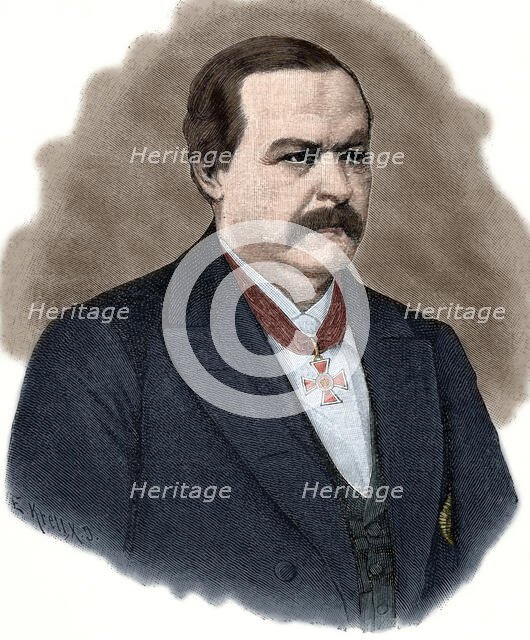Max von Forckenbeck(1821-1892), Lawyer and German politician, 1883. Creator: Unknown.