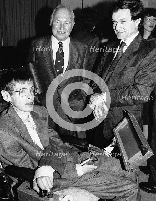 Professor Stephen Hawking (1942- ), British Physician. Artist: Unknown