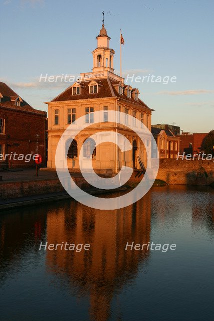 Custom House at dusk, Purfleet, Kings Lynn, Norfolk.