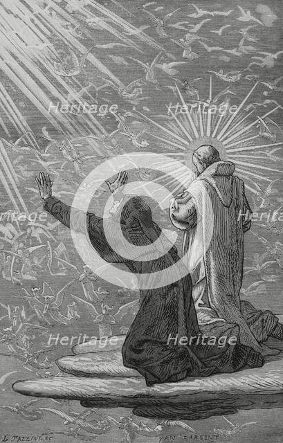 The Divine Comedy, (1307-1321): The Paradise, 1888.  Creator: Jean Edouard Dargent.