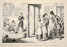 Unable to obtain employment, they are driven by poverty into the streets to beg ..., 1848.