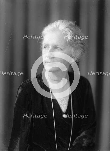 West, R. Thomas, Mrs. - Portrait, 1933. Creator: Harris & Ewing.