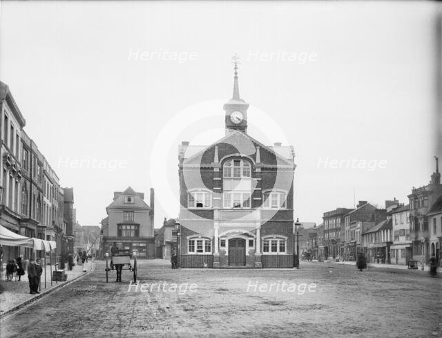 Town Hall, High Street, Thame, Oxfordshire, c1888. Creator: Henry Taunt.