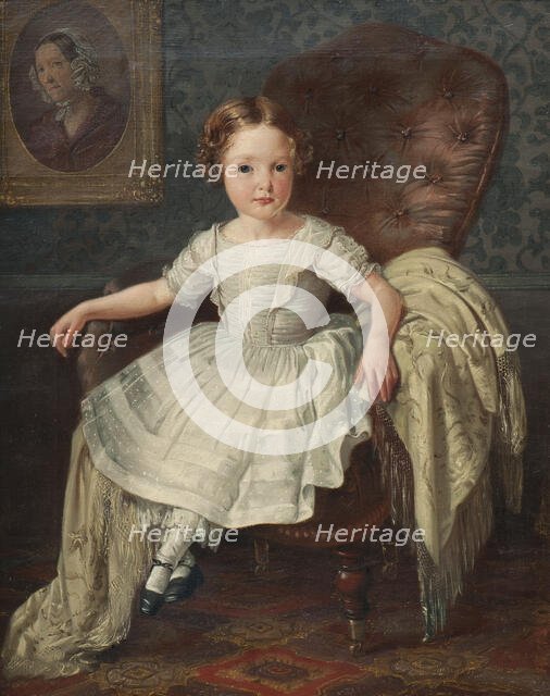 Hilda Amalia Brusewitz (b. 1853), 1850s. Creator: Gustaf Henrik Brusewitz.