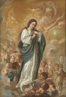The Immaculate Conception of the Virgin, 1682. Creator: Valdés Leal, Juan de (1622-1690).
