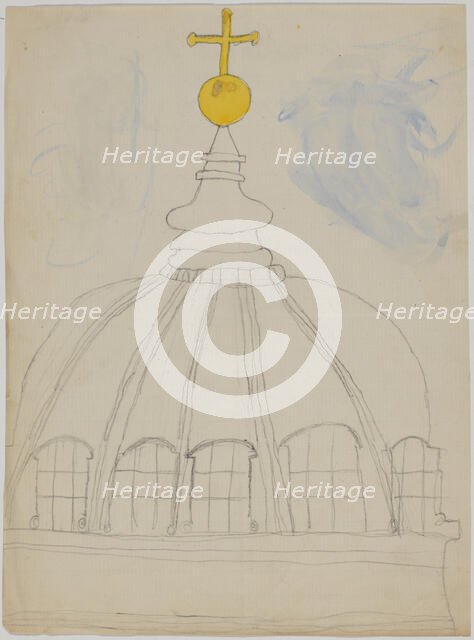 Ball of the Cathedral, 1868. Creator: Mary Vaux Walcott.