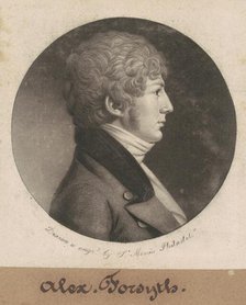 Alexander Forsyth, 1802. Creator: Charles Balthazar Julien Févret de Saint-Mémin.