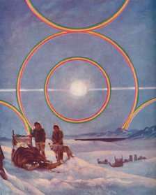 'An Awe-Inspiring Display of Solar Haloes', 1935. Artist: Unknown.