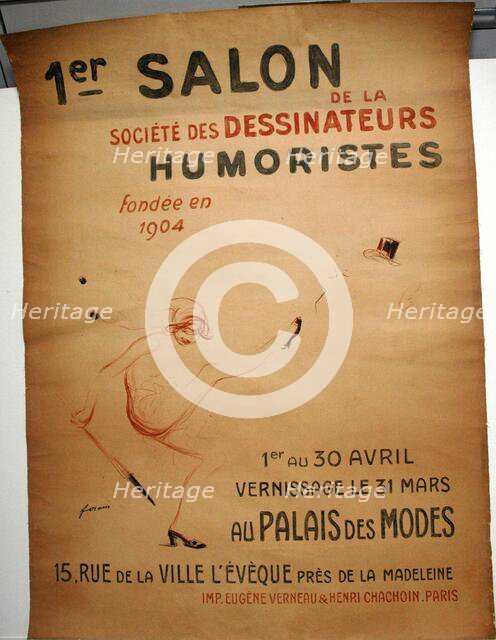 1st Exhibition of the Humorists, 1911. Creator: Jean Louis Forain.