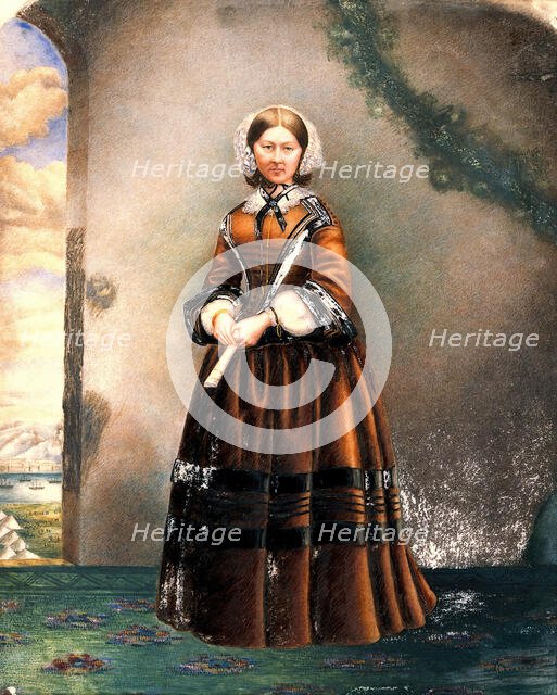 Florence Nightingale, c1850s. Creator: Unknown.