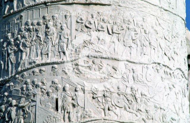 Trajan's Column, Rome, Italy. Artist: A Lorenzini