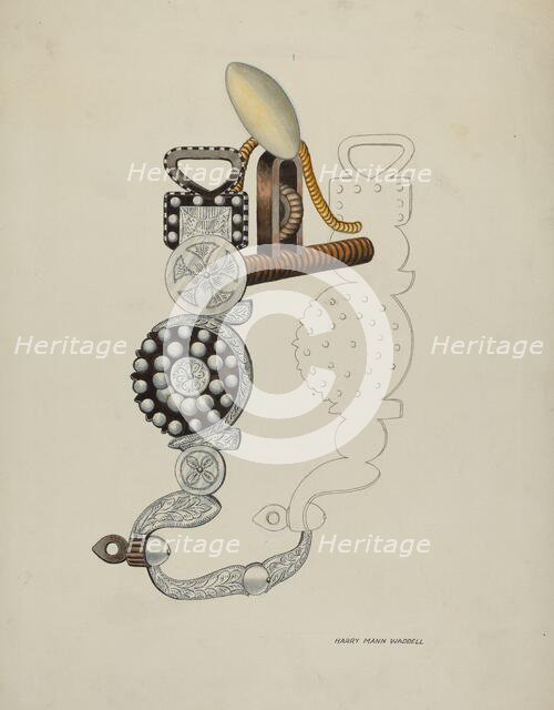 Spade Bit, c. 1937. Creator: Harry Mann Waddell.