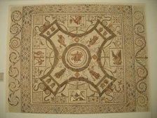 Mosaic, El Jem Museum, El Djem, Tunisia, 2009. Creator: Amanda Waite.