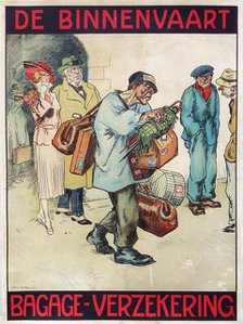 De Binnenlandse Vaart Risico Sociëteit, c1920. Creator: Sluiter, Jan Willem (1873-1949).