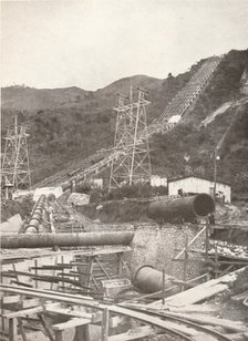 'The Pipes at Riberao das Lages: Rio Light and Power Works', 1914. Artist: Unknown.