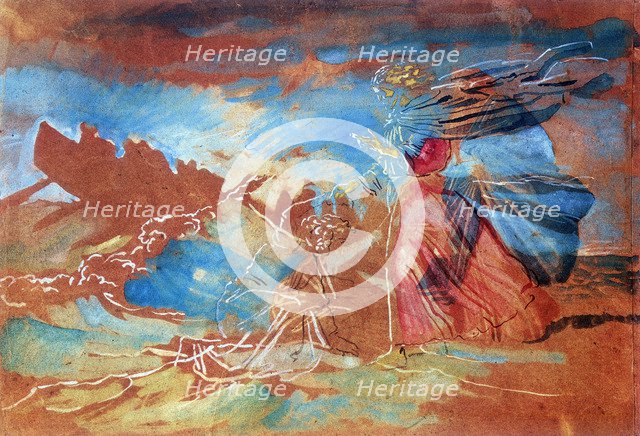 'Christ Walking on the Water', (1840?). Artist: Aleksandr Ivanov