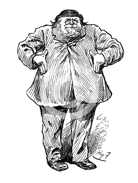 Joseph Arch (1826-1919), English agricultural worker, trade unionist and politician, 1886. Artist: Harry Furniss