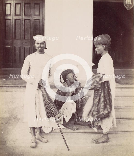 Marwaree Brokers, 1870s. Creator: Francis Frith.