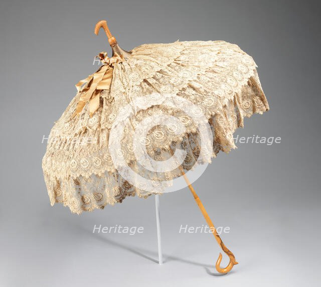 Parasol, American, 1880-90. Creator: Unknown.