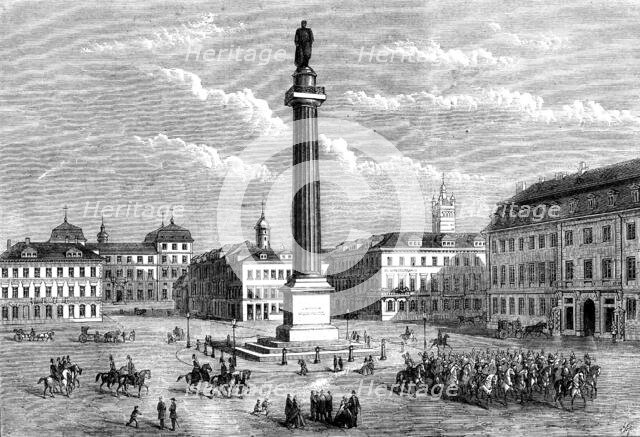 The Louisen Platz (or Square), Darmstadt, 1862. Creator: Unknown.