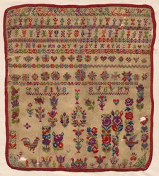 Sampler, 1886. Creator: Unknown.