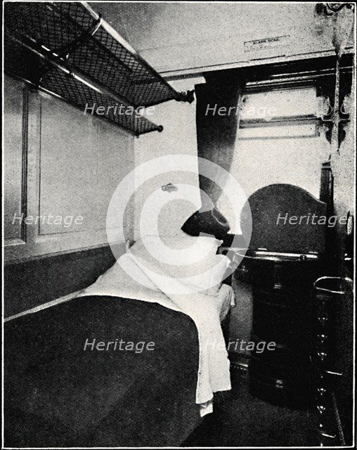 'A Sleeping Berth on the Night Scotsman, London & North Eastern Railway', 1926. Artist: Unknown.