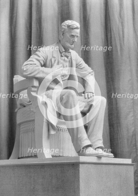 Sculpture of Abraham Lincoln by Mr. Haig Patigian, 1927 Creator: Arnold Genthe.
