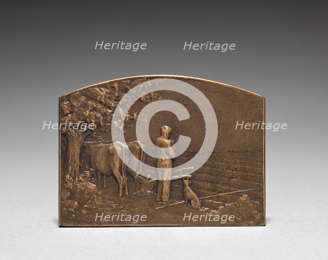 Medallion (obverse). Creator: Jules Dupré (French, 1811-1889).