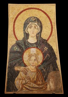Mother of God and Child, Byzantine, early 20th century (original dated 9th century). Creator: Unknown.